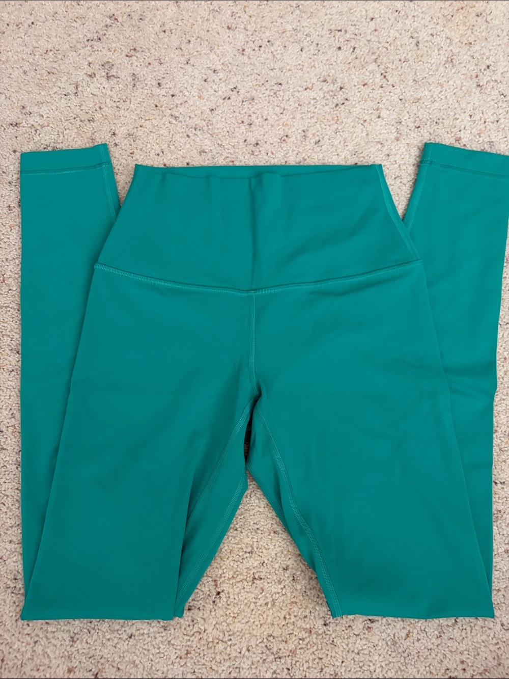 Lululemon High-Waist Teal Green Women's Leggings size 4 28” inseam